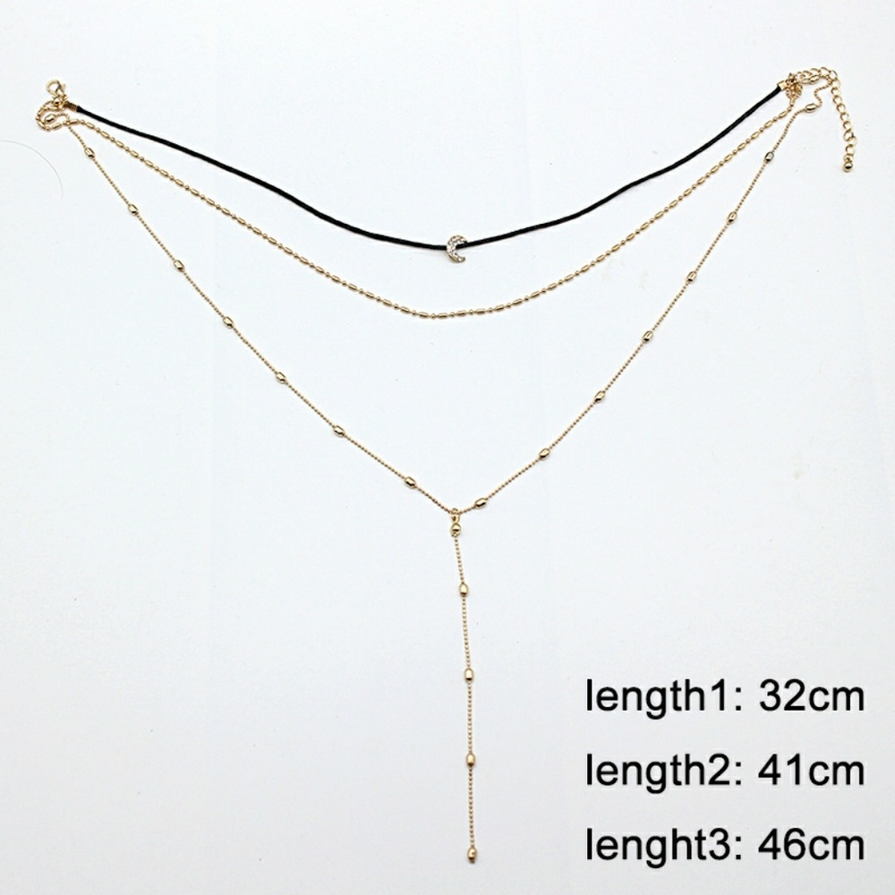 🆕☀️ Hot Moon Crystal Choker ☀️ 3 in 1 - Picture 4 of 6